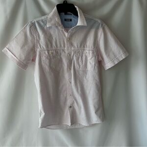 Men's Pink Short Sleeve Shirt